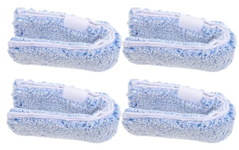 Tofficu Spugne Lavavetri in Microfibra Riutilizzabili, Ricambi per Lavavetri 4 Pezzi, Facili da Installare per Vetri e Specchi Colore Casuale