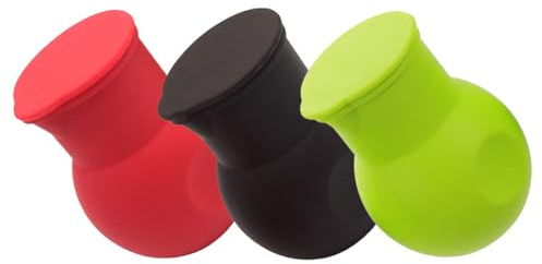 Mikikit 3 Pezzi Contenitori in Silicone per Cioccolato con Pentole per Sciogliere Strumenti per Versare e Utensili da Cucina per Dolci Fai da Te e Pasticceria