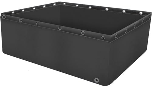 Koi Pond for GardenMultifunctal PVC-canvaspool med dräneringsventil över marken vatten soldatdamm för irrigat och tic Life