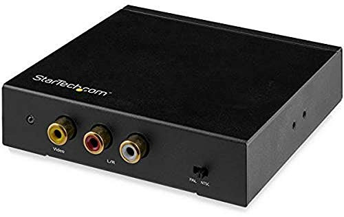 StarTech.com HDMI to RCA Converter Box with Audio - Composite Video Adapter - NTSC/PAL - 1080p (HD2VID2)