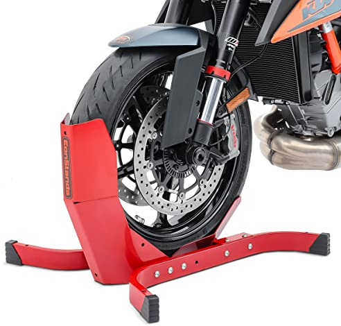 ConStands Roller Montageständer Roller Vorderrad Easy Plus rot