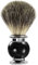 GRUTTI Brocha de pelo natural de auténtico tejón para Jabón en para Hombres, Brocha de afeitar para hombres, brocha de afeitar portátil para hombres, para salón, hogar, viajes