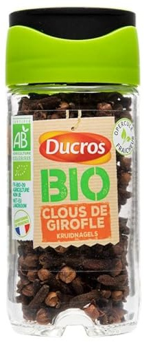 Assaisonnement bio - Clous de girofle entiers pour une cuisine saine et savoureuse - 25g | DUCROS. - Lot De 4 - Vendu Par Lot