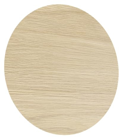 Eglo Alamilo - Lampada da parete a LED, applique rotonda, per interni, faretto spot da parete a luce indiretta, per soggiorno e corridoio, in legno naturale e metallo bianco, luce bianca calda