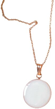 Muttermilch-Schmuck-Set, Anhänger und Kette, Silber 925 (Roségold)