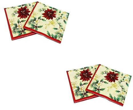 Healvian 40stücke Farbige Druckservietten Für Hochzeiten Und Partys Hochwertige Napkins Für Festliche Anlässe Geschirrdekoration Und Täglichen Gebrauch