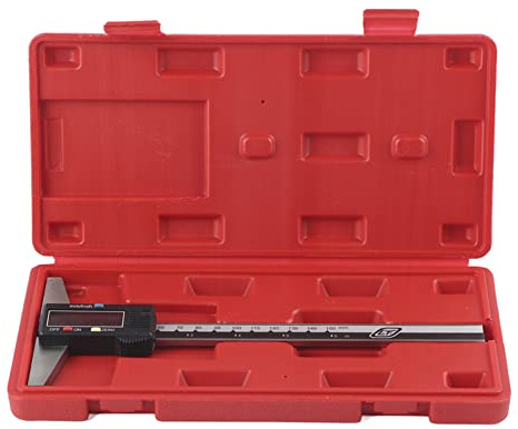 Digitaler Tiefenmessschieber aus Edelstahl, 0–150 mm, 0,01 mm Genauigkeit, mit LCD-Display, Digitales Messwerkzeug