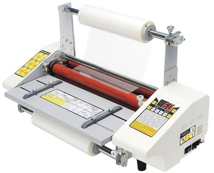 LEPREM Macchina laminazione a caldo e a freddo, pellicola per foto, plastificatrice 1,1 m/minuto, uso commerciale