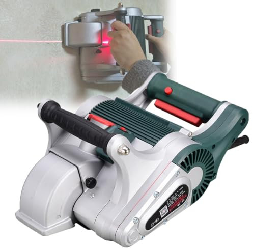 Scanalatrice Per Taglio Calcestruzzo, Scanalatrice Elettrica Per Muri Da 4800 W, Con Puntamento a Infrarossi, Velocità 9000 Giri/min, Profondità 0-40 Mm Regolabile, Per Pietra, Cemento, Marmo, Granito
