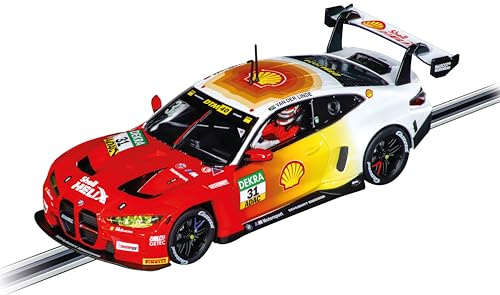 Carrera DIGITAL 132 BMW M4 GT3, Schubert Motorsport No. 31 DTM 2024 - Slotcar con luci anteriori, posteriori e freni, codificabili digitalmente e fedeli ai dettagli, per corse emozionanti sul treno