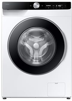 Lavadora Samsung con fondo reducido, 9kg AI Ecobubble™, Programa Super Speed 39, AI Wash con autodosificación, Clase A-10%, Blanca - WW90DG6G94LKU3