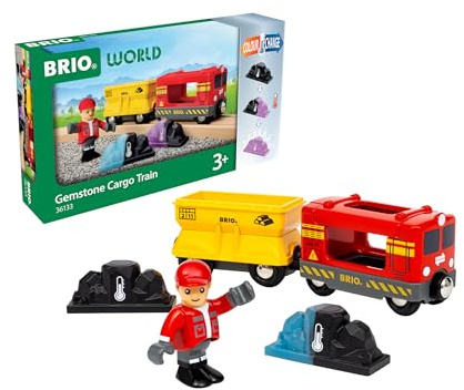 BRIO Güterzug mit Farbwechsel-Zubehör/Spielzeug-Eisenbahn - Edelstein mit Farbwechsel bei Kälte/Wärme/Zug für Kinder ab 3 Jahren