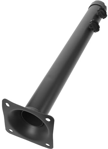 VALICLUD Support de Mât de Parasol Extérieur en Tube Métallique Résistant Manchon Stabilisateur Antidérapant pour Parasol de Jardin et Balcon Pièce de Rechange Compatible Terrasse