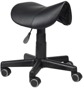 Sgabello da sella ergonomico, girevole e regolabile, sedia in pelle PU, adatto for saloni, istituti medici e sale massaggi(42-58cm)