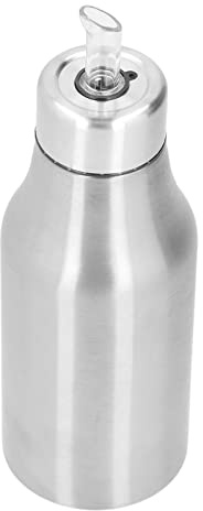 Xiuganpo Dispenser di Olio d'oliva in Acciaio Inossidabile 304 500ml A Prova di Perdite Antigoccia Beccuccio per Olio Bottiglia di da Decanter A Prova di Polvere Convezione dell'aria Facile da