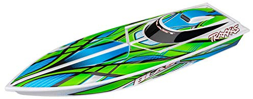 Traxxas RC Blast Speed Boot + Akku, 12V-Lader weiß/grün