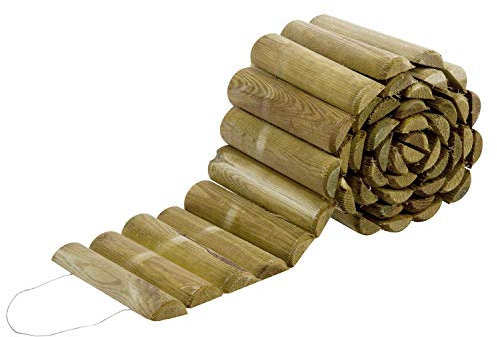 FRANKYSTAR Roll - bordura per aiuole 200x40 cm in Legno di Pino impregnato