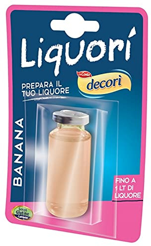 Decorì Banana Estratto per Liquori. - Cartone 12 Pezzi