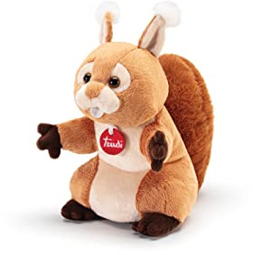 Trudi Marionnette écureuil Marionnettes et marionnettes en Peluche pour Le théâtre Jeu pour Les Enfants. Racontez et créez des Histoires.| 15x27x19cm S | Puppets | modèle 29625