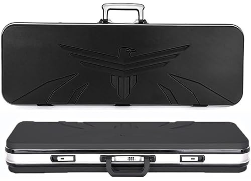 Taktischer Gewehr-Hartschalenkoffer, Gewehrkoffer, Langwaffe Koffer Mit Zahlenschlössern,Jagdkoffer Mit Innenfutter Aus Schaumstoff Flintenkoffer für Outdoor Tactical Gewehr 100 * 30 * 12cm