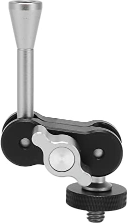 Stativ-Gelenk Magic Arm mit 1/4-20 Gewinde-Schraubenadapter, Integrierter Gummi-Pad-Ring, Verstellbar, Hochfest, Kaltschuhhalterung für Kamera und Smartphone Mounting