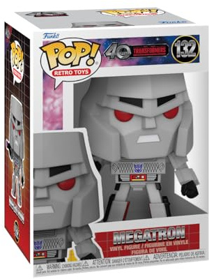 Funko POP! Retro Leksaker: Transformers G1- Megatron - Vinylfigur för samlare - Presentidé - Officiell merchandise - Leksaker för barn och vuxna - TV-fans - Modellfigur för samlare och utställning