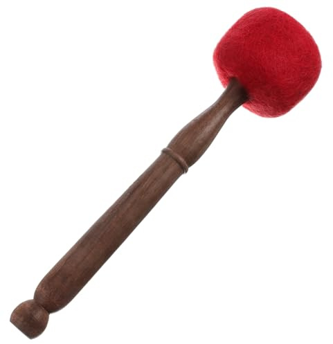 ifundom Singing Bowl Striker Wooden Hand-Made Mallet for Singing Bowls Tibetan Sound Bowl Accessories Chanting Stick Durable Percussion Instrument Tool
