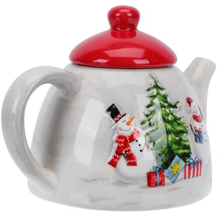 CIYODO Keramik Wasserkocher Milchkännchen Kreativer Weihnachts Teekessel Große Kapazität Nordic Design Für Milch Kaffee Und Saft