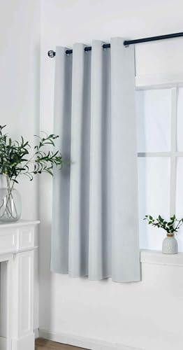 Gardinenbox Verdunkelungsvorhang Ösen Raffhalter HxB 175x145 cm Stein 100% Verdunkelung Blackout »München Dark« Dreischichtige Bindung Fischgrätmuster 202410