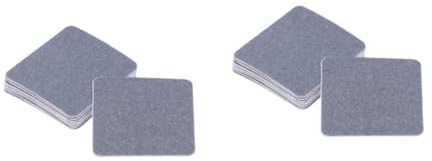 CAXUSD 2 Sets Waschmaschinen-pads Matten Für Waschmaschine 5 X 5 Cm Rutschfeste Unterlegmatten Waschmaschine 10 Stück X 2