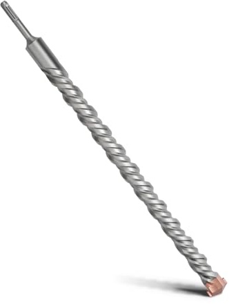 MOXPIFY 40x500mm SDS Plus Bohrer Steinbohrer Für Beton Naturstein | Hammerbohrer,Doppelwendel,Stein lang,Betonbohrer