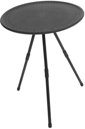 DECOMELODY Faltbarer Tragbarer Runder Campingtisch Klapptisch Für Outdoor-aktivitäten Picknicks Und Grillen Kompakt Und Einfach Zu Transportieren Für Camping Und Garten