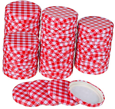 Couvercles de Bocaux à Large Ouverture 200 Pcs en Tinplate