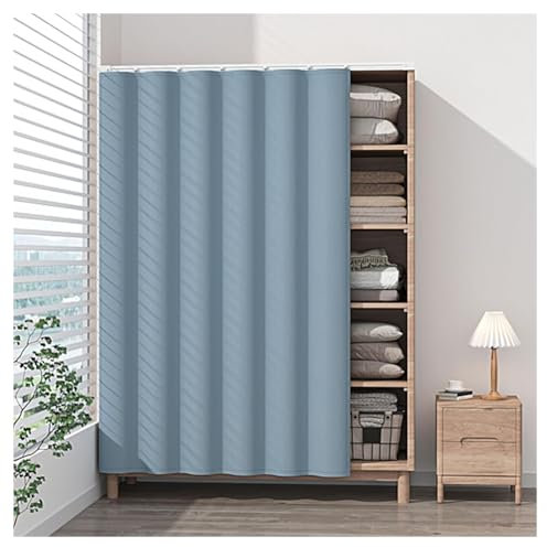 Kurze Küchenvorhänge, Bücherregal-Sichtschutzvorhänge, Schrank, lichtblockierende Fensterbehandlung, dekorative 90 x 120 cm, Vorhänge für Schränke, Regale und Stauraum