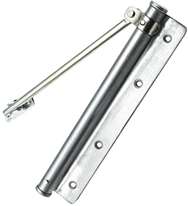 Cierrapuertas Oculto Automático de Acero Inoxidable Plata
