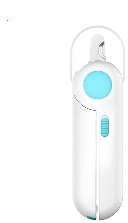 Tagliaunghie per animali domestici con luce a LED, taglio artigli professionale per animali domestici, protezione contro gli spruzzi, adatto per animali di piccola e media Tai