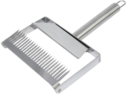 LKAHYUIBC Beekeeping Tool, Stainless Steel Widened Bee Cap Opening Fork Shovel Beekeeping Tool,Bee Keeping Supplies