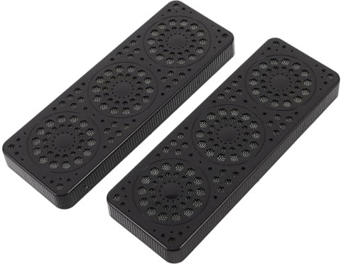 NOLITOY Humidor per Sigari Grande Rettangolare Nero Scatola di Umidificazione Controllo Umidità Preciso Umidificatore Compatto per Conservazione Freschezza Sigari per Collezioni e Uso