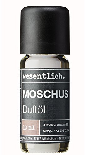 wesentlich. Duftöl Moschus 10ml - feiner Duft für Diffuser und Lampe - als Raumduft oder zur Kerzenherstellung - pure Premium Öle aus Deutschland