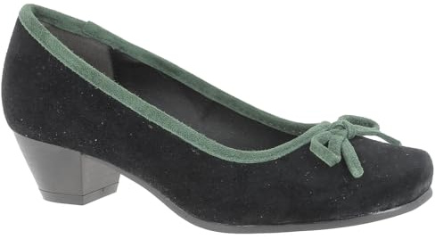 Hirschkogel 3003401, Damen Pumps, Schwarz (Schwarz/Grün 237), 36 EU (3.5 UK)