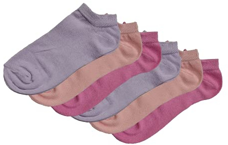 Fontana Calze, 6 par Ghost Girls i 100 % bomull Skottland Stretch Spöke Skottlandssko, Enfärgad, 35/38 EU