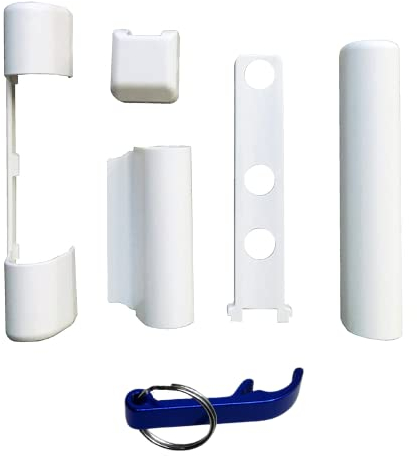 Siegenia Siegenia PVC Window and PVC Plastic Door Cover Caps Set EB, EL O, EL U, S, W KF, White