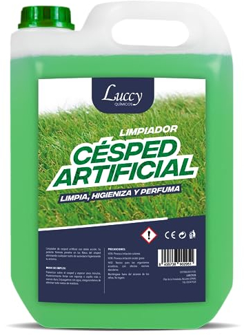 Detergente per la Pulizia di Prati in Erba Sintetica Pronto 5 Litri - Liquido per Pulire Erba Artificiale e Prato Sintetico