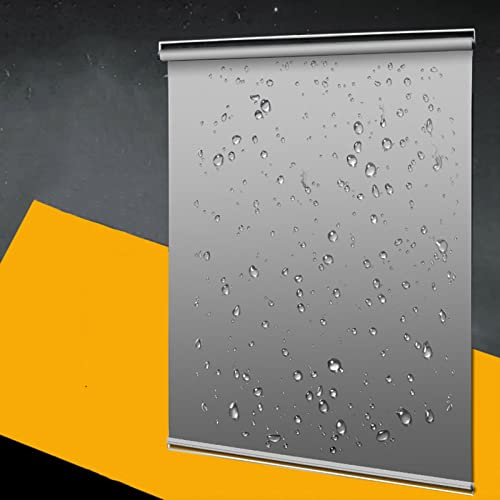 Verdunkelungsrollos für Fenster, vollständige Verdunkelung, Blickdicht, Sonnenschutz und UV-Schutz, kein Stanzen mit Sonnenschutz mit Saugnäpfen, für Zuhause, Badezimmer, Balkon, Büro, Sicht
