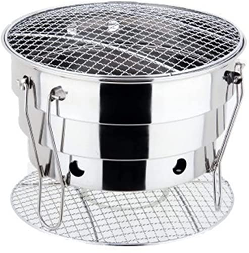 Gas grill Outdoor Stainless Steel Folding Barbecue Oven Carbon Grill Mini Portable Picnic BBQ Grill Roast Meat