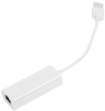 CIYODO Adattatore Ethernet USB 2.0 a Rj45 Bianco, Connettività Seamless, Compatibile Laptop, Velocità 10/100/1000mbps, Materiale Abs e Design Moderno