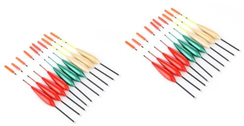 VANZACK 20pcs Fishing Floats for Carp Large Drifting Bobbers Sea Fishing Tackle Floats