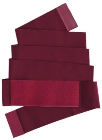 GOOPEEG Bauchweggürtel Stretch Hose Body Shaper Abnehmen Taille Trainer Bandawrap Shapewear Frauen Control Shaper Stretch Bands Korsett Schwarz Bauchweg Mieder(Rood,3M)