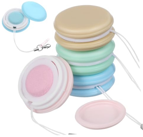 TOVINANNA Phone Pp with 4pcs and Cleaner Macaron Screen Lanyard Lid Silicone Wiper for Removes Fingerprints Accessory Random Color Smartphones and Laptops Gift