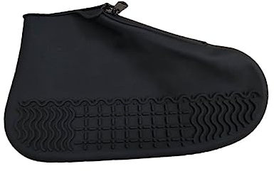 iplusmile Slip Shoe Covers of Silicone Shoes Protective Cover for Outdoor Use in Rain Black